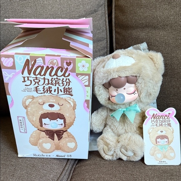NANCI Colorful Chocolate Cute Bears Plush Confirmed Style ROLIFE NEW /w box - Picture 1 of 5